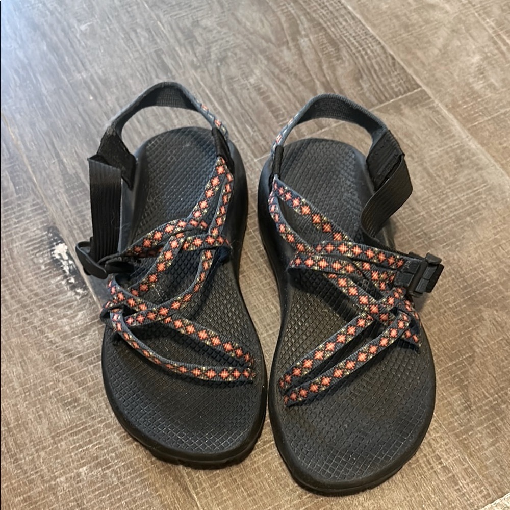 Chaco Women's Black and Red Sandals